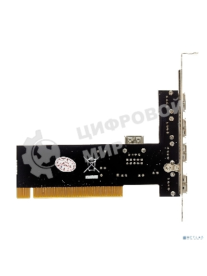 Контроллер ExeGate EXE-352 PCI, 4хUSB 2.0 ext + 1хUSB 2.0 int (OEM) EX281227RUS