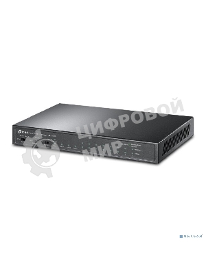 Коммутатор TP-Link 8-port 10/100Mbps Unmanaged PoE switch, 2 Gb RJ45 + 1 Gb SFP uplinks, PoE budget up to 124W