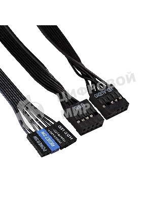 Компьютерный корпус Minitower ExeGate BA-309-UNS350 (mATX, БП UNS350 с вент. 12см, 2*USB, HD аудио, черный)