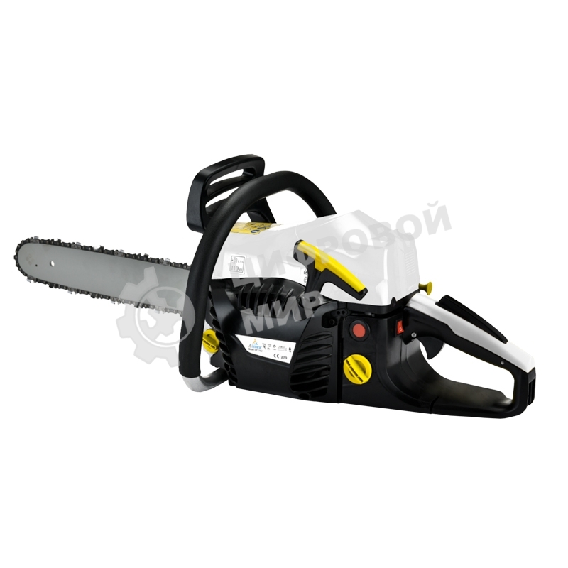 Пила цепная бензиновая Kranz KR-5245, шина 45 см, 3,5 л.с, шаг 0,325, 72 звена