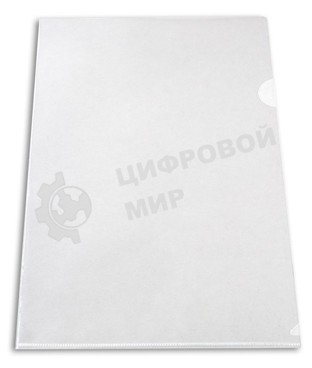 Папка-уголок Бюрократ -EE310/1CLEAR A4, пластик, 0.15мм, прозрачный