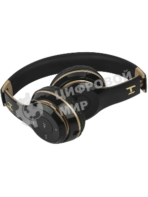 Беспроводные/проводные наушники Harper HB-213 черный/золотой, накладные, Bluetooth + проводной, до 5 ч