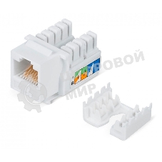 Модуль Hyperline WRLine WR-KJ-RJ45-C5E-90 информ. KeystoneRJ45 1 кат.5E UTP бел. (упак.:1шт)