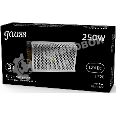 Блок питания Gauss LED STRIP PS 200-250W 12V