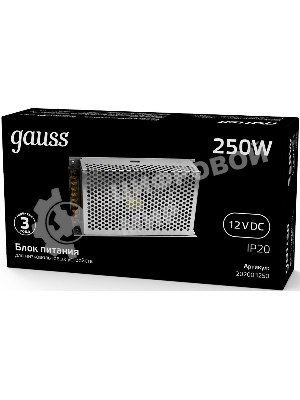Блок питания Gauss LED STRIP PS 200-250W 12V