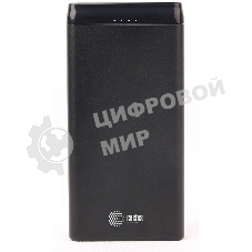 Портативный аккумулятор Cactus CS-PBFSFT-10000 Li-Pol 10000mAh 2.1A+2.1A черный 2xUSB