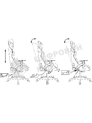 Кресло Zombie Game Penta черный/красный, экокожа, 120 кг, механизм качания