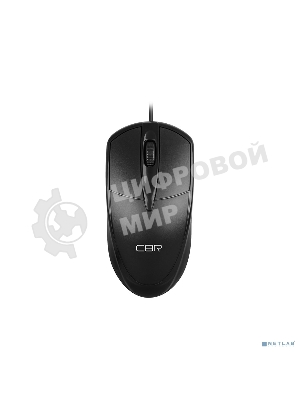 Мышь проводная CBR CM 121 черный, 1000 dpi, USB, кнопки - 3