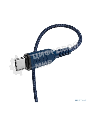 Кабель USB Type-C/ HOCO HC-44944 X59/ 1m/ 2.4A/ Нейлон/ Blue