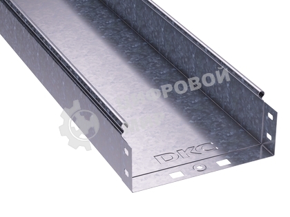 Лоток листовой неперфорированный 100х80 L3000 сталь 0.7мм ДКС 35062