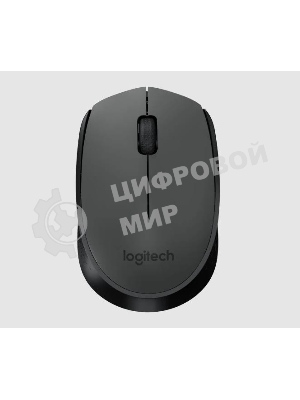 Мышь беспроводная Logitech M171 черный/серый, 1000 dpi, радиоканал, USB, кнопки - 3