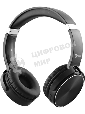 Беспроводные/проводные наушники Harper HB-217 черный, накладные, Bluetooth + проводной, складная конструкция, до 5 ч