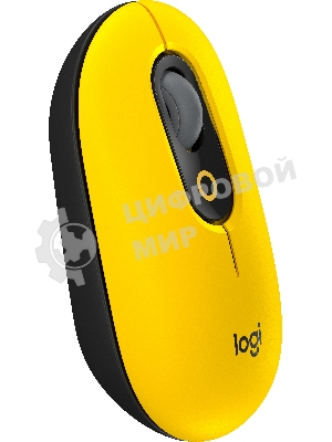 Мышь беспроводная Logitech POP Mouse желтый, 4000 dpi, Bluetooth, кнопки - 4