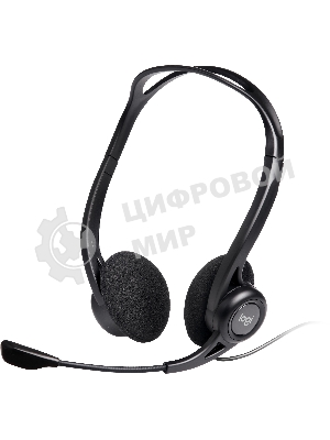 Гарнитура Logitech PC Headset 960 Stereo чёрный, проводная, USB