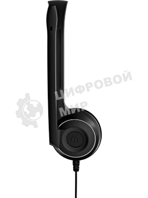 Гарнитура EPOS PC 8 чёрный, проводная, USB, подвижный микрофон, выключение микрофона