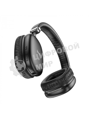 Беспроводные/проводные наушники Hoco W35 черный, полноразмерные, Bluetooth + проводной, до 40 ч.
