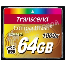 Флеш карта CF 64Gb Transcend TS64GCF1000 (1000X) 