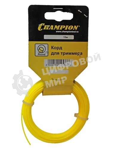 Корд трим. Champion Round 1.6мм15м круглый в мотке