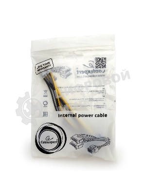 Разветвитель питания Cablexpert CC-PSU-83, 2xSATA->PCI-Express 8pin, для подключения в/к PCI-Е (8pin) к б/п ATX