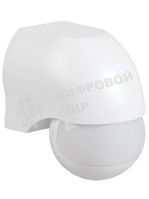 Детектор движения ДД 010 1100Вт угол. обз. 180град. IP44 бел. IEK LDD10-010-1100-001