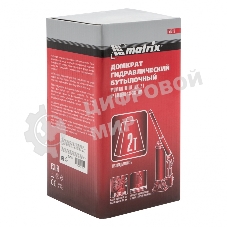 Домкрат Matrix бутылочный 2т h подъема 181–345мм