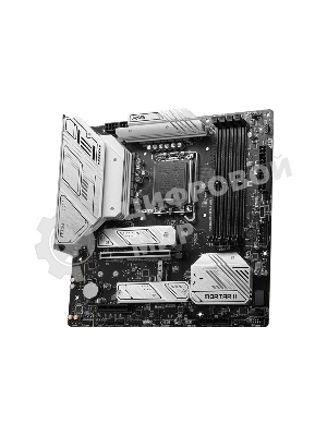 Материнская плата MSI MAG B760M MORTAR WIFI II, LGA 1700, Intel B760, 4xDDR5, 4xSATA, 3xM.2, 1xPCIe 5.0 x16, 1xPCIe 4.0 x4, 1xHDMI, 1xDP, 1xUSB Type-C, 1x2.5Gb LAN, 3xUSB-A 2.0, 3xUSB-A 3.2 Gen 2, 5x3.5 мм, 7.1, mATX