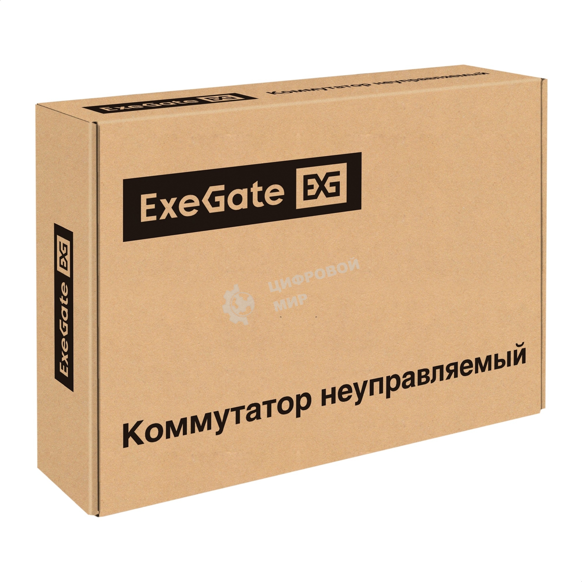 Коммутатор неуправляемый ExeGate EDGS-1024D (24-портовый гигабитный UTP 10/100/1000 Base-T, металлический корпус, с возможностью установки в стойку, с функцией энергосбережения (EEE))