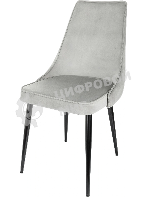 Стул для дома Бюрократ CH-K4_2 комплект 2 шт св. серый Holland 09 металл черный на ножках