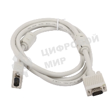 Кабель Gembird/Cablexpert VGA Premium,15M/15M,1.8м, тройной экран, феррит.кольца, пакет