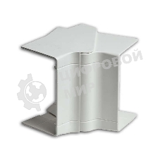 Угол внутренний 100х60/40 разводной бел. Рувинил УВН-100х60