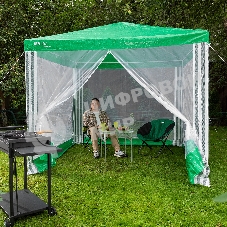 Тент садовый с москитной сеткой Camping Palisad 250х250/240 см