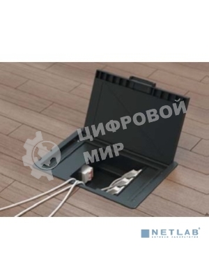 Лючок RAL 9005 напол. 12 мод. черный DKC 88012