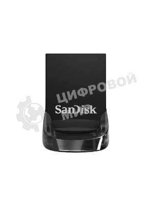 Флешка USB Sandisk CZ430 ULTRA FIT (SDCZ430-256G-G46), 256Gb, USB 3.1, R/W 130/40, черный
