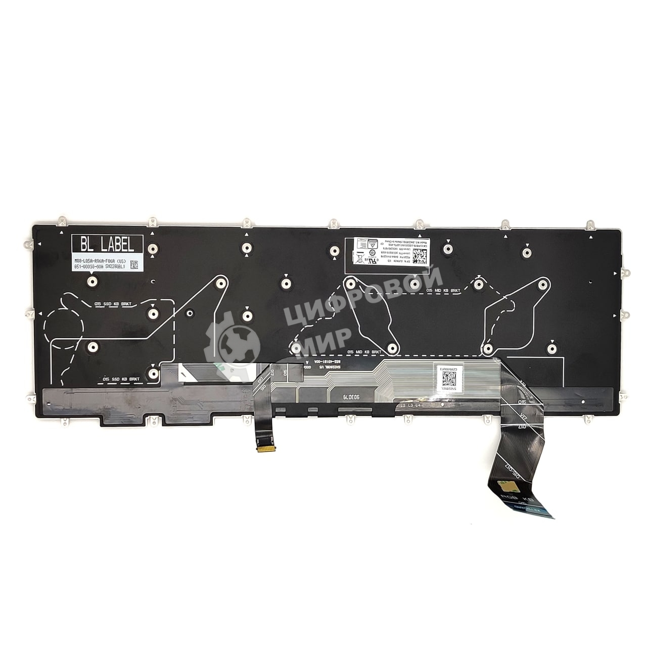 Клавиатура для ноутбука Dell G7 7790 G5 5590 черная с подсветкой