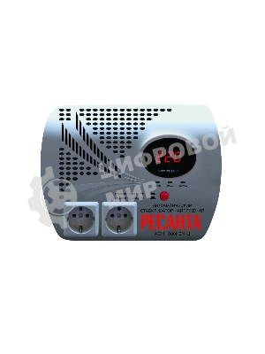 Стабилизаторы напряжения Ресанта АСН-1 000 Н2/1-Ц 63/6/13 Стабилизатор 2 роз, 220В±8%, Габариты 260х200х110, Вес 3,7кг