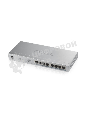 Коммутатор Zyxel GS1008HP Switch PoE +, 8xGE PoE +, tabletop, metal, silent, budget PoE 60 W