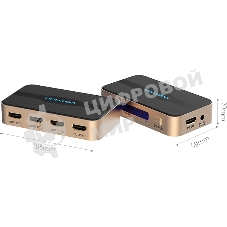 Разветвитель - сплиттер Vention HDMI 19F/4x19F на 4 монитора ACCG0