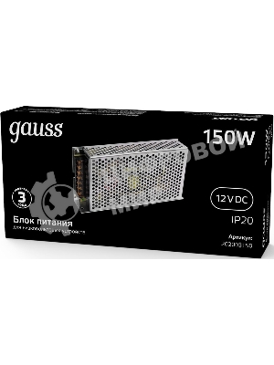 Блок питания GAUSS LED STRIP PS 150W 12V