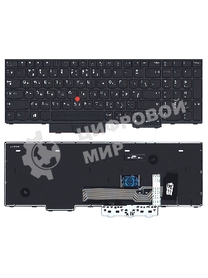 Клавиатура для ноутбука Lenovo Thinkpad P15 T15g черная