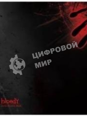 Коврик для мыши A4 Bloody B-070 черный/рисунок