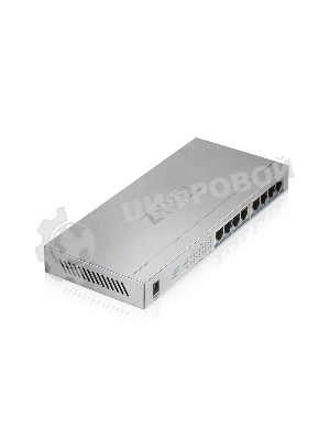 Коммутатор Zyxel GS1008HP Switch PoE +, 8xGE PoE +, tabletop, metal, silent, budget PoE 60 W