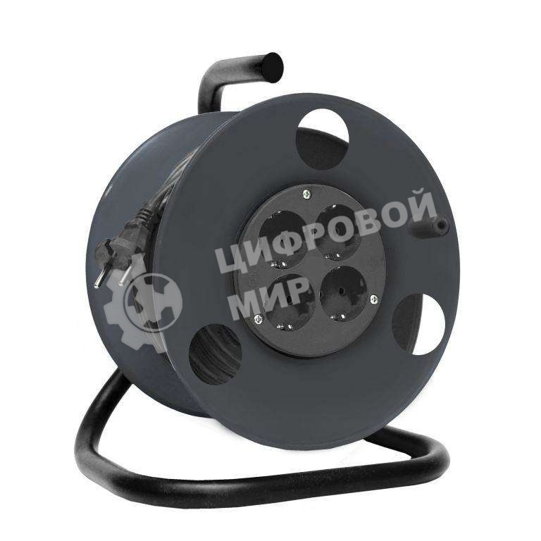 Удлинитель Союз ТМ сил. на катушке с 4 гн. 3700 Вт з/к 50 м 481S-3605