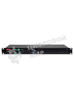 Автоматический ввод резерва ELEMY RACK ATS, 1U, 220В, 32А, OLED, Ethernet, in (2) IEC309, out (2) C19 (9) C13