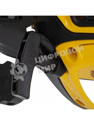 Триммер бензиновый Denzel DTL-43, 43 см3, неразъемная штанга, состоит из 2 частей