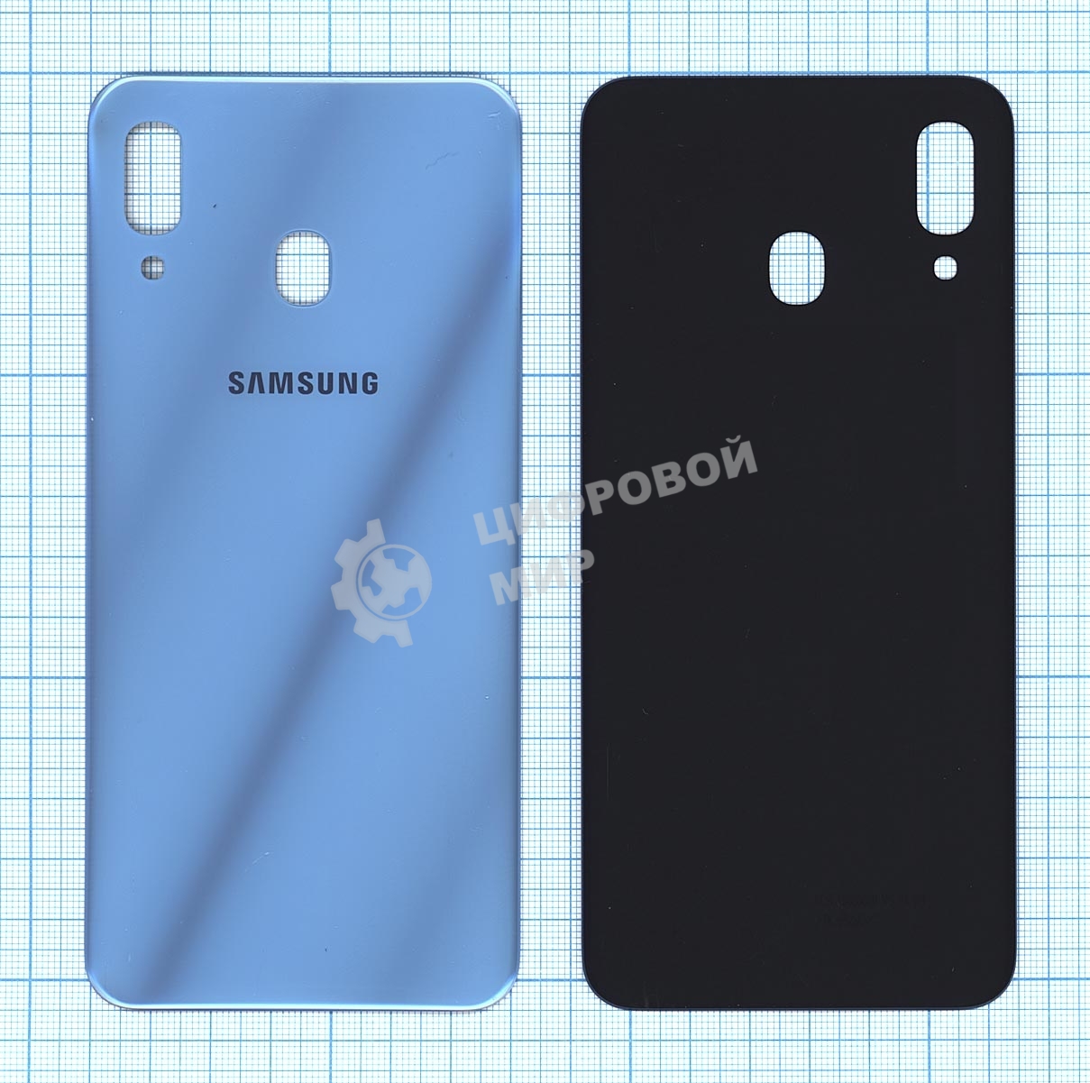 Задняя крышка для Samsung A305F Galaxy A30 (2019) синий