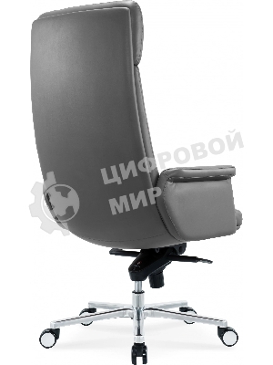 Кресло Cactus CS-LGR-DUBLIN темно-серый, кожа