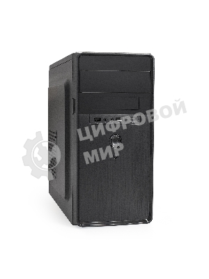 Компьютерный корпус Minitower ExeGate BA-309-UNS450 (mATX, БП UNS450 с вент. 12см, 2*USB, HD аудио, черный)