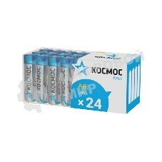 Элемент питания Космос алкалиновый LR6 пласт. бокс (уп.24шт)