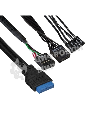 Компьютерный корпус Minitower ExeGate EX291144RUS BAA-105U2-01 (mATX, без БП, 2*USB+2*USB 3.0, аудио, черный)