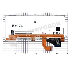 Клавиатура для ноутбука Dell Alienware 14 черная